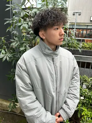 ショート パーマ メンズ 💈メンズ短髪特化 ✂︎伊藤大輝💈のヘアスタイル