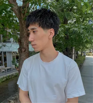 ショート メンズ 野本光一朗/メンズ/ メンズパーマのヘアスタイル