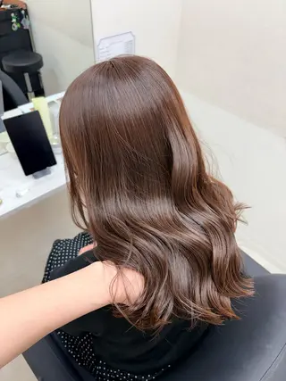 ミディアム カラー 🍒透明感カラー/ セット/SAKURAのヘアスタイル