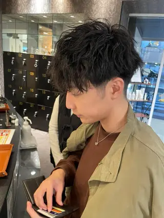 パーマ メンズ 💈髪質改善特化💈 岡田 侑輝のヘアスタイル