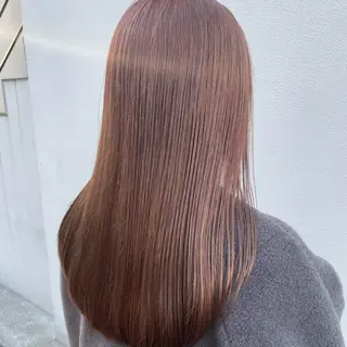 ロング カラー ヘアアレンジ 押切 響　のヘアスタイル