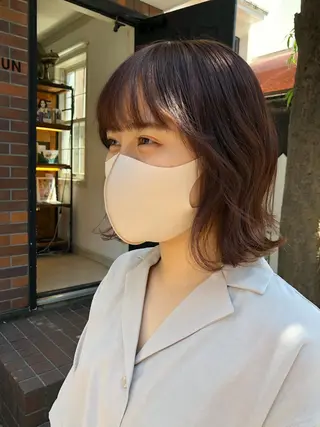 ミディアム カラー NOUN所属・eri kinjoのヘアスタイル