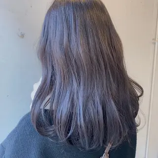 セミロング カラー 💚 nao💚のヘアスタイル