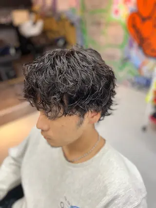ショート パーマ メンズ 錦糸町/Men's cutパーマ石川史弥のヘアスタイル