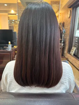 ロング 髪質改善池袋𓊆 大士𓊇ダブルカラーのヘアスタイル