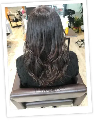 ロング カラー パーマ ヘアアレンジ メンズ キッズ ネイル マツエク・マツパ EnBlesS西宮 マンツーマン神道有基のヘアスタイル