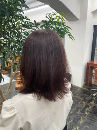 ミディアム カラー ✨️パーマ✨ たなかひろとのヘアスタイル