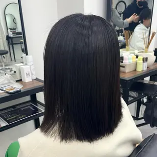 ロング カラー パーマ ヘアアレンジ メンズ キッズ ネイル マツエク・マツパ アイブロウ mona/ ストレートスタイル✨のヘアスタイル