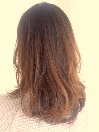 ロング カラー レイヤー×ヘッドスパ ＊保田遥＊のヘアスタイル