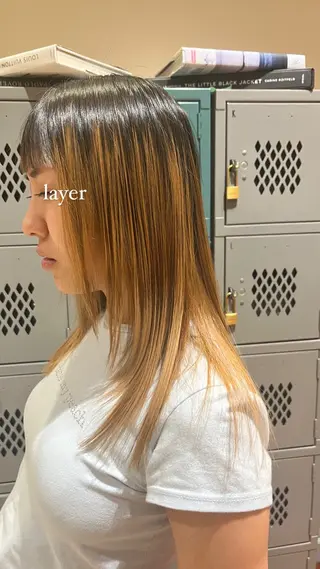 ロング ｼｮｰﾄｶｯﾄ 梅田 山下　すみれのヘアスタイル