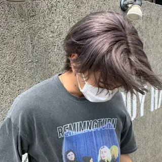 カラー メンズ 的場 莉音のヘアスタイル