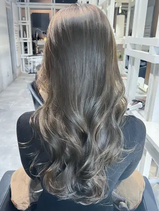 ロング 恵比寿韓国レイヤー× 艶透明感カラー大場のヘアスタイル