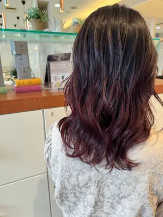 セミロング 日置 大智のヘアスタイル