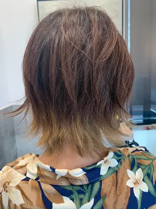 ショート カラー イガラシ ジュン/髪質改善のヘアスタイル