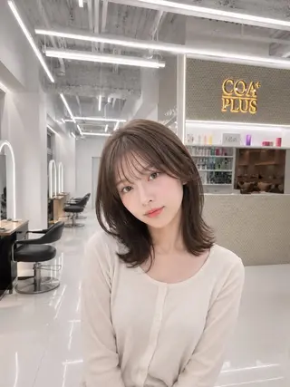 ミディアム カラー ヘアアレンジ 今だけ無料カット募集 💫KEISHIのヘアスタイル