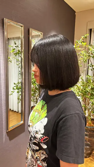 ミディアム 竹村 アカリのヘアスタイル