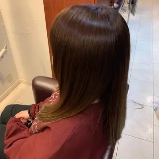 ロング カラー 小顔/似合わせカット 杉山莉菜のヘアスタイル