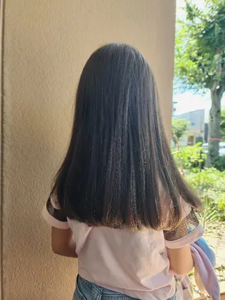 セミロング キッズ 柏 康孝のヘアスタイル