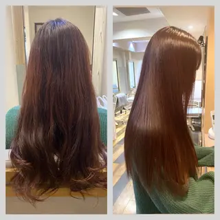 ロング パーマ 佐藤 沙也輝のヘアスタイル