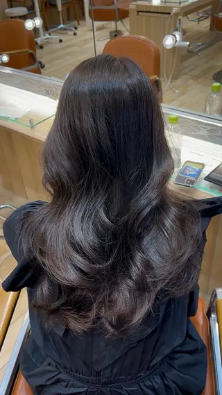 セミロング カラー 艶カラー/ よしみ🥣のヘアスタイル