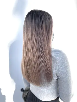 ロング 岐阜1番韓国ヘア/ 星羅/23°のヘアスタイル