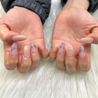ネイル ❤️💛REBEST 京橋 nailのネイルデザイン