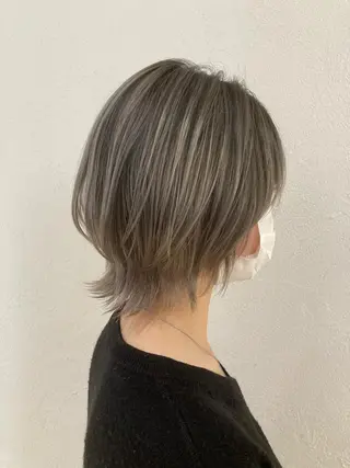 ショート カラー 髪質改善/艶カラー 縮毛矯正/みほのヘアスタイル