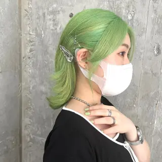 ミディアム カラー 韓国ヘア /男女☘️ 細江 美紅のヘアスタイル