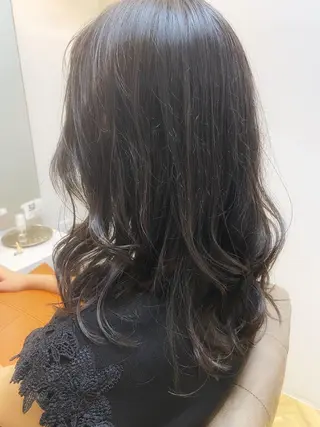 セミロング カラー [メンズカット］日高 伸太朗tocca船橋のヘアスタイル