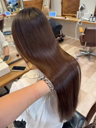 ロング ｶﾗｰ/ﾏﾂｴｸ れな🐈‍⬛のヘアスタイル