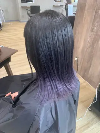 セミロング ナナ/梅田/髪質改善 カラー/ストレートのヘアスタイル