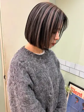 ショート カラー ﾊｲﾄｰﾝ/ｼｮｰﾄ 村上淳乃🐥のヘアスタイル