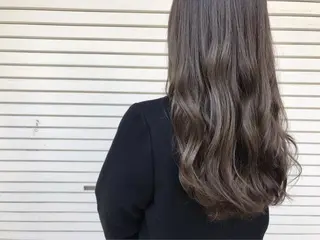 ロング カラー ニュアンスパーマ/ レイヤー/茶屋町のヘアスタイル