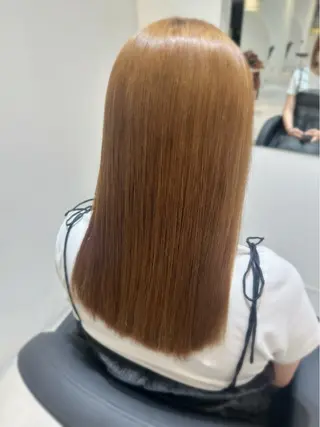 セミロング Emuest心斎橋 SAKIのヘアスタイル