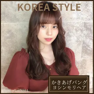 セミロング カラー 韓国美髪矯正✂️ 佐藤ヒロのヘアスタイル
