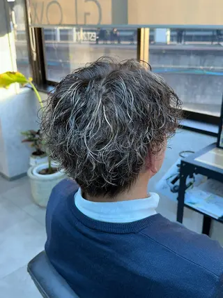 カラー パーマ メンズ GLOW所属・【メンズ専門】中本 翔大のヘアスタイル