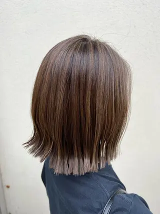 ミディアム カラー 吉田有里🔸 カラーリスト🔸鎌倉のヘアスタイル