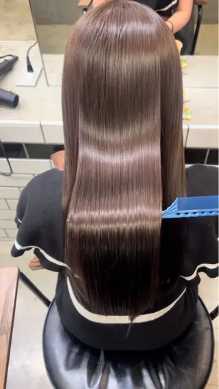 セミロング カラー ヘアアレンジ 🍯傷ませないカラー 髪質改善🍯彪雅のヘアスタイル
