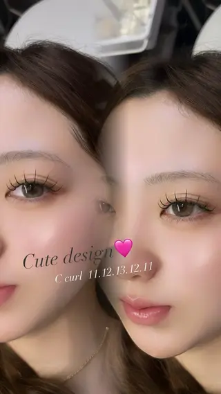 マツエク・マツパ fein. nodoka✮のマツエク・マツパデザイン