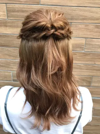 セミロング ヘアセット/メンズ パーマChihoのヘアスタイル