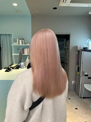 ミディアム カラー ブリーチカラー 🩵MIZUKIのヘアスタイル
