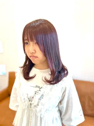 ロング カラー 堀 大輔のヘアスタイル