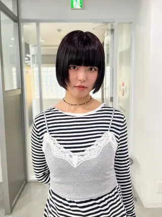 ショート カラー 縮毛矯正/ハイトーン /パーマ/せき🧸のヘアスタイル