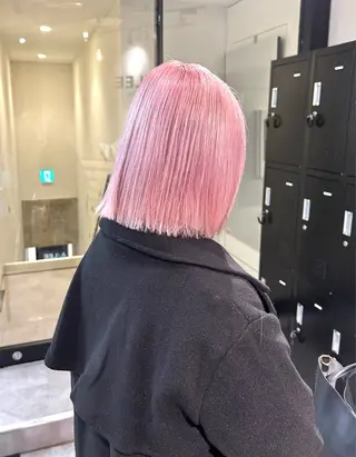 ミディアム ryo yaのヘアスタイル