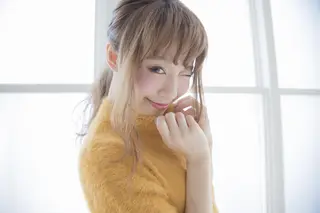 セミロング カラー パーマ ヘアアレンジ ✨hair make flencia✂️✨のヘアスタイル