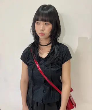 セミロング MARU パーマ/レイヤーのヘアスタイル