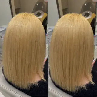 カラー 海希/ブリーチ透明カ ラー/レイヤーカットのヘアスタイル