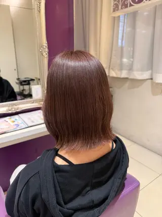 カラー 🍒ピンクベージュ /ベージュ🍒なつきのヘアスタイル