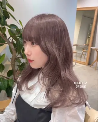 ミディアム カラー 🎀 liz🎀のヘアスタイル