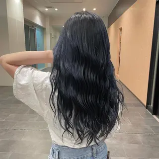 ミディアム カラー 梅田美容室/ ウルフカットのヘアスタイル